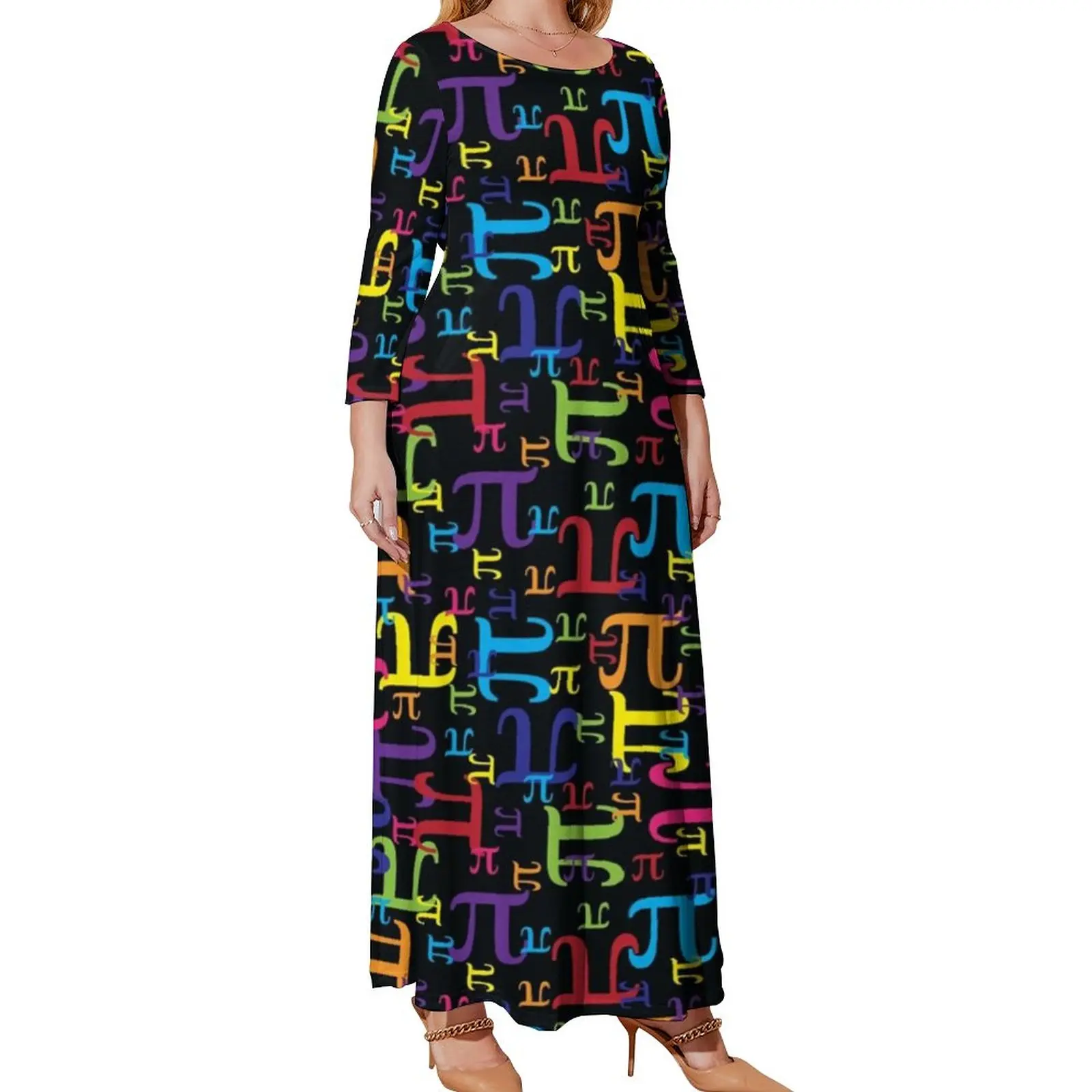 Funny Math Print Dress Pieces of Pi Pattern Boho Beach Dresses Long Sleeve Street Wear Long Maxi Dress Elegant Plus Size 4XL 5XL
Funny Math Print Dress Pieces of Pi Pattern Boho Beach Dresses Long Sleeve Street Wear Long Maxi Dress Elegant Plus Size 4XL 5XL