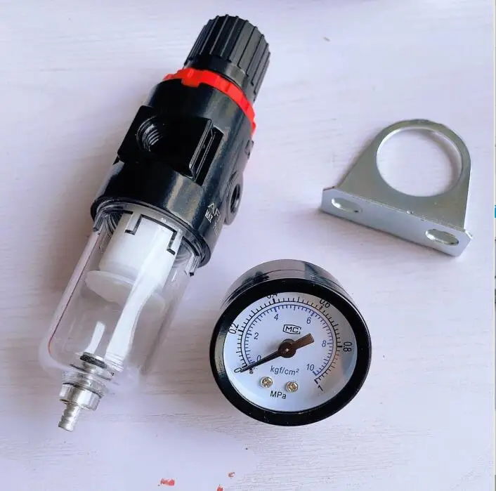 Фотоэлемент AFR2000, регулятор воздушного фильтра, редукционный клапан давления компрессора, разделение масла и воды 
Фотоэлемент AFR2000, регулятор воздушного фильтра, редукционный клапан давления компрессора, разделение масла и воды