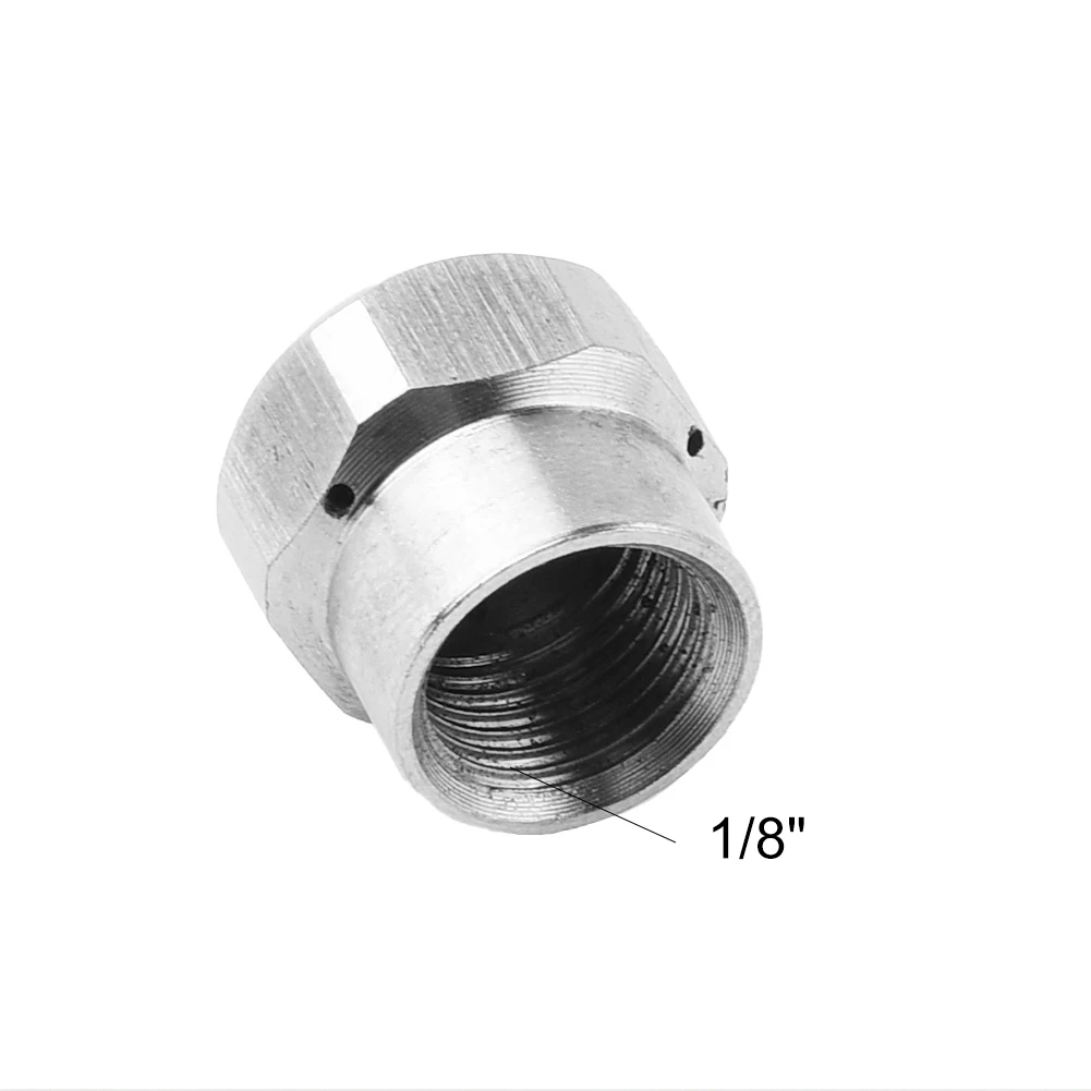 1/8" High Pressure Cleaning Nozzle Stainless Steel Dredging Nozzle Sewer Spray Nozzle Pipe Dredge Flusher Pipe Drain Jetter
1/8" High Pressure Cleaning Nozzle Stainless Steel Dredging Nozzle Sewer Spray Nozzle Pipe Dredge Flusher Pipe Drain Jetter