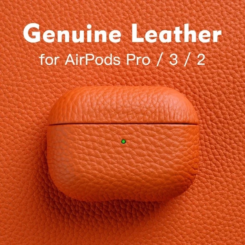 Leather Case For Airpods 3 2 1 Pro Case Genuine Leather Cases AirPods Earphone Shockproof Cover Lychee Pattern Cowhide Cases
Leather Case For Airpods 3 2 1 Pro Case Genuine Leather Cases AirPods Earphone Shockproof Cover Lychee Pattern Cowhide Cases
