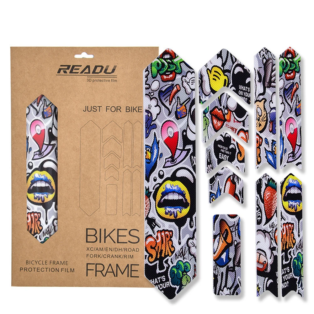 10 Stickers/Sheet Bicycle DIY Frame Protector Clear Adhesive Frame Guard Against Scratches And Dings Creative Bike Accessories
10 Stickers/Sheet Bicycle DIY Frame Protector Clear Adhesive Frame Guard Against Scratches And Dings Creative Bike Accessories