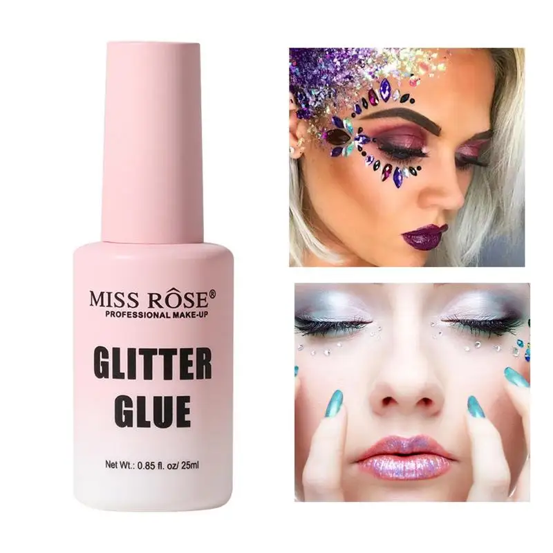 

25ml Makeup Glitter Glue Waterproof Shimmer Eye Shadow Primer Body Sequin Base Glue For Eye Jewels Gems