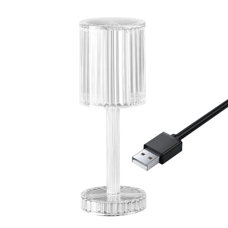 X37E Crystal Table Lamp Rechargeable Desktop Light for Home Wedding Romantic Dinner Tables Decoration Acrylic Lamps Crafts
X37E Crystal Table Lamp Rechargeable Desktop Light for Home Wedding Romantic Dinner Tables Decoration Acrylic Lamps Crafts