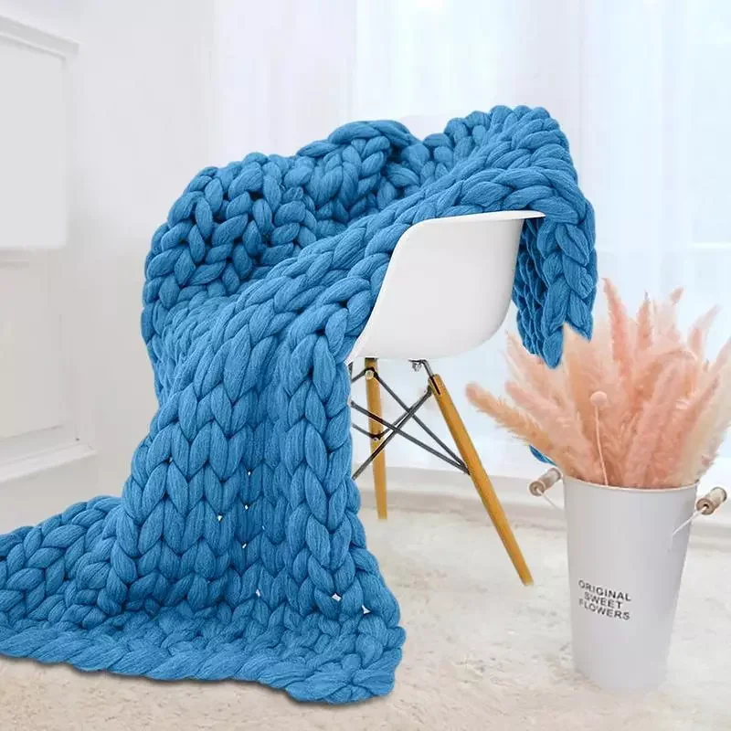 NEW IN Large Soft Hand Chunky Knitted Plaids Blanket For Winter Bed Sofa Thick Yarn Knitting Throw Sofa Cover Blanket For Photog
NEW IN Large Soft Hand Chunky Knitted Plaids Blanket For Winter Bed Sofa Thick Yarn Knitting Throw Sofa Cover Blanket For Photog