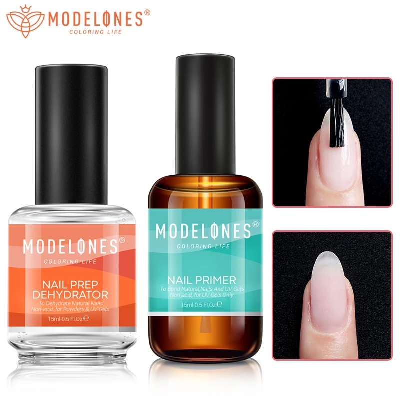 Modelones 2pcs/lot Fast Air Dry Nail Primer Nail Prep Dehydrate Free Grinding No-acid Base Gel Polish Dehydrator Bonder Liquid
Modelones 2pcs/lot Fast Air Dry Nail Primer Nail Prep Dehydrate Free Grinding No-acid Base Gel Polish Dehydrator Bonder Liquid