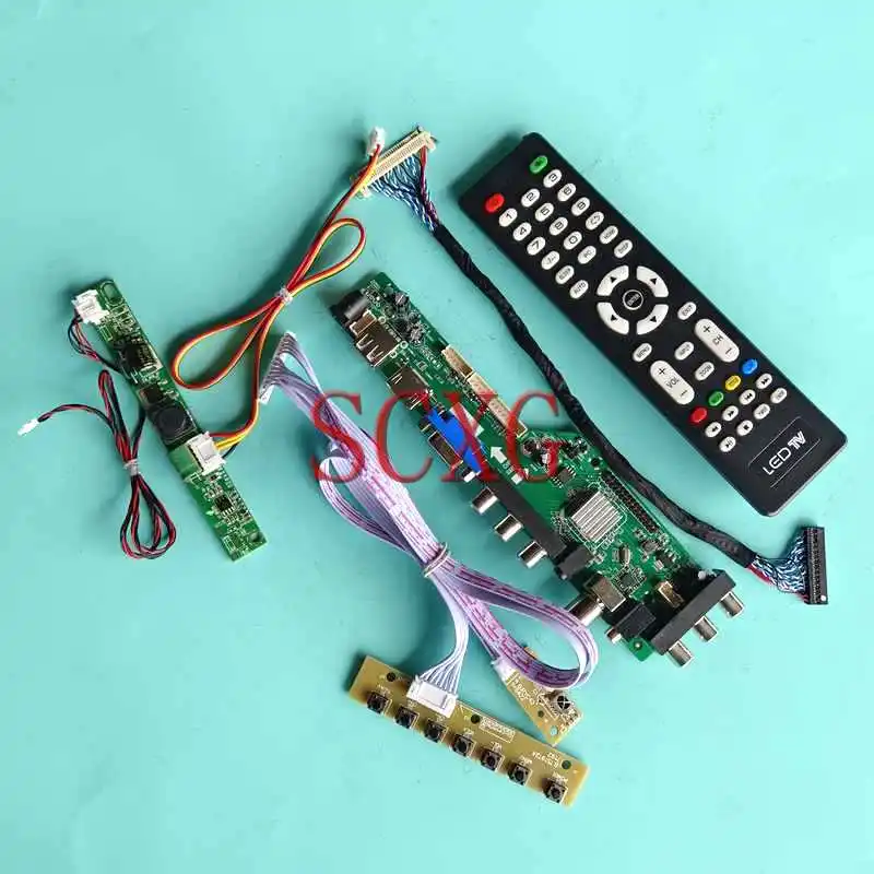 Плата контроллера матрицы ЖК-дисплея DVB подходит для HR230WU1 MV230FHM USB AV RF 1920*1080 Комплект «сделай сам» 23 "LVDS 30-контактный HDMI-совместимый VGA
Плата контроллера матрицы ЖК-дисплея DVB подходит для HR230WU1 MV230FHM USB AV RF 1920*1080 Комплект «сделай сам» 23 "LVDS 30-контактный HDMI-совместимый VGA