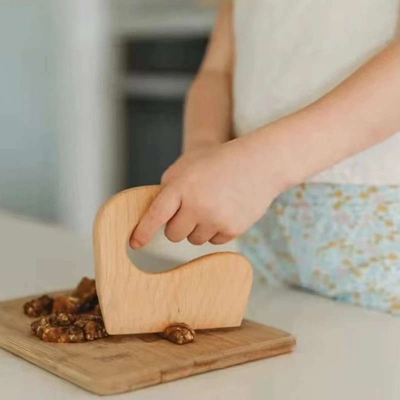 Mini Wooden Children's Utensil Montessori Knife Toddler Vegetable Fruit Cutter Oak Chopper Toy Safe Wooden Knife For Children
Mini Wooden Children's Utensil Montessori Knife Toddler Vegetable Fruit Cutter Oak Chopper Toy Safe Wooden Knife For Children