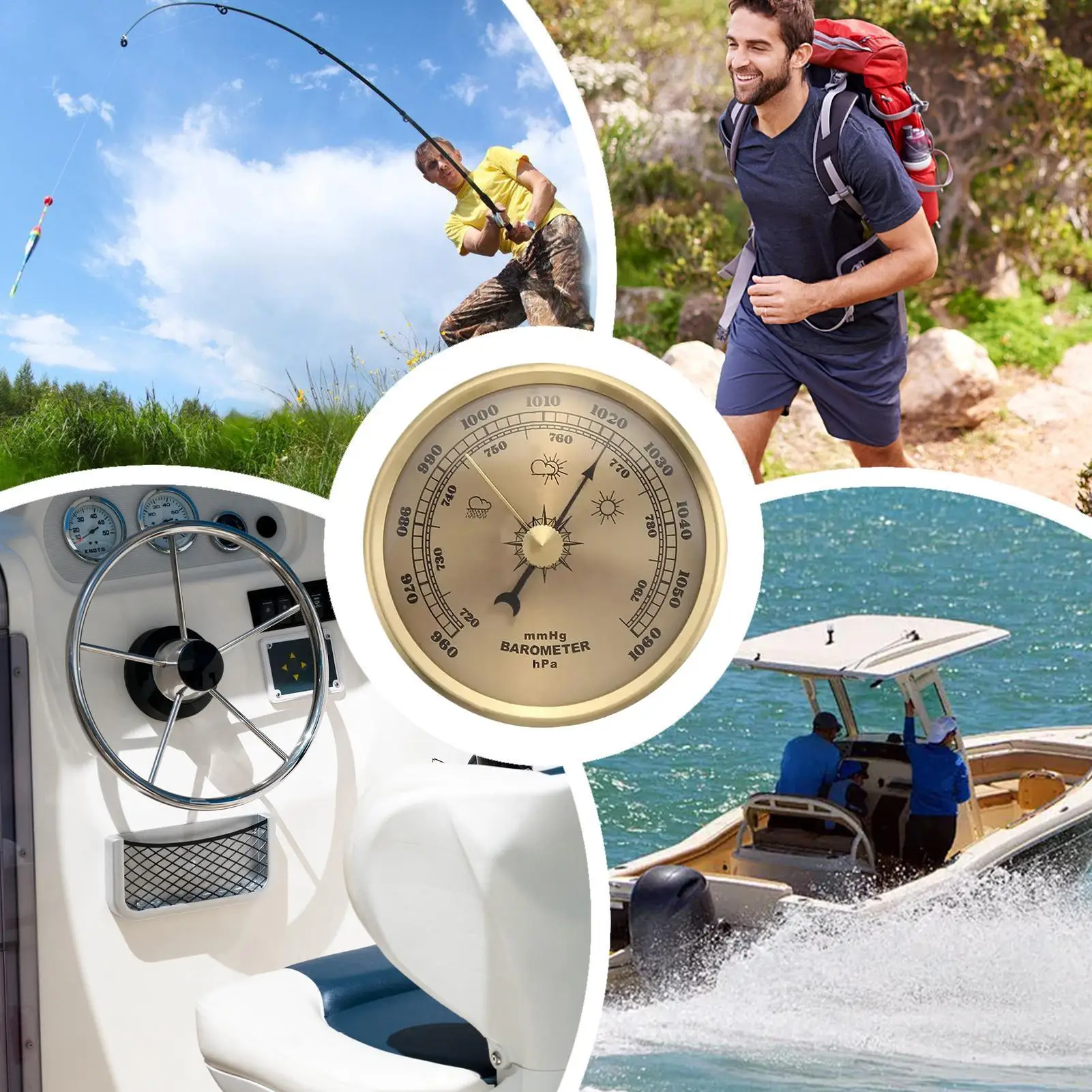Портативный барометр Fishing Barometer
Портативный барометр Fishing Barometer