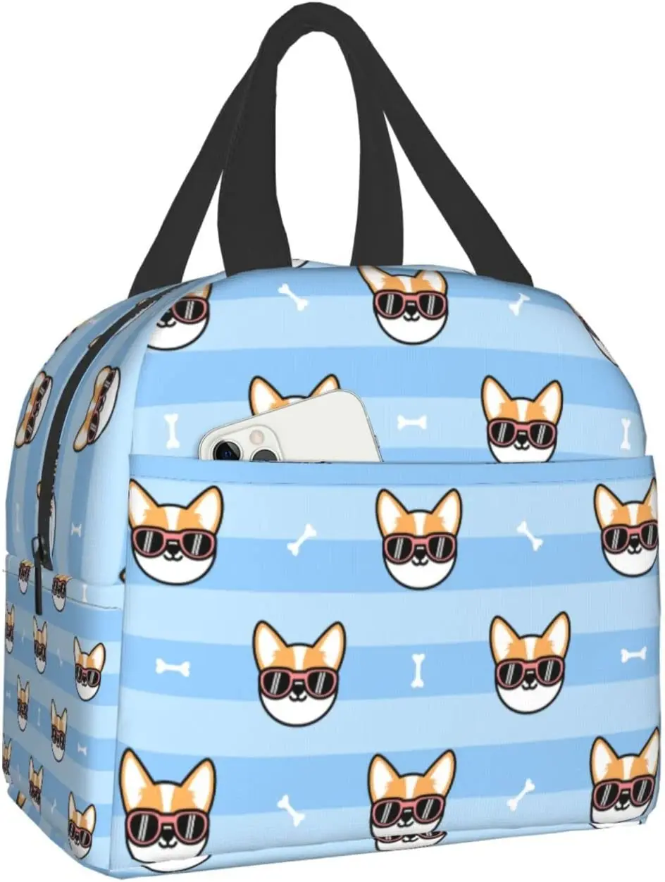 Cute Welsh Corgi Dog With Sunglasses Lunch Box Bento Box Insulated Lunch Boxes Reusable Waterproof Lunch Bag School Picnic
Cute Welsh Corgi Dog With Sunglasses Lunch Box Bento Box Insulated Lunch Boxes Reusable Waterproof Lunch Bag School Picnic