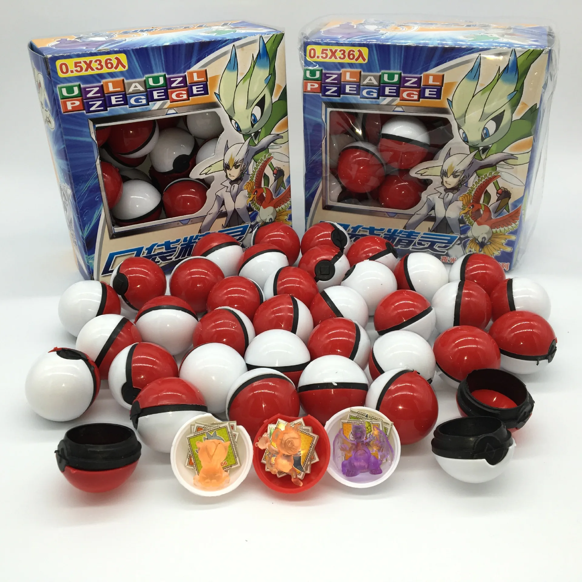 36pcs Pokemon Figures Toys Set Cartoon Pet Elf Ball Luminous Doll Creative Model Anime Ball Pocket Pokemoning Ball 3.5cm
36pcs Pokemon Figures Toys Set Cartoon Pet Elf Ball Luminous Doll Creative Model Anime Ball Pocket Pokemoning Ball 3.5cm