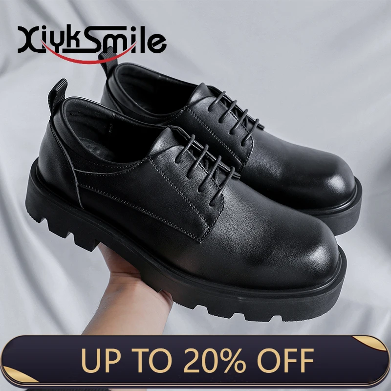 Summer British style square head casual leather shoes black business dress 2022 new big head wedding groom shoes
Summer British style square head casual leather shoes black business dress 2022 new big head wedding groom shoes