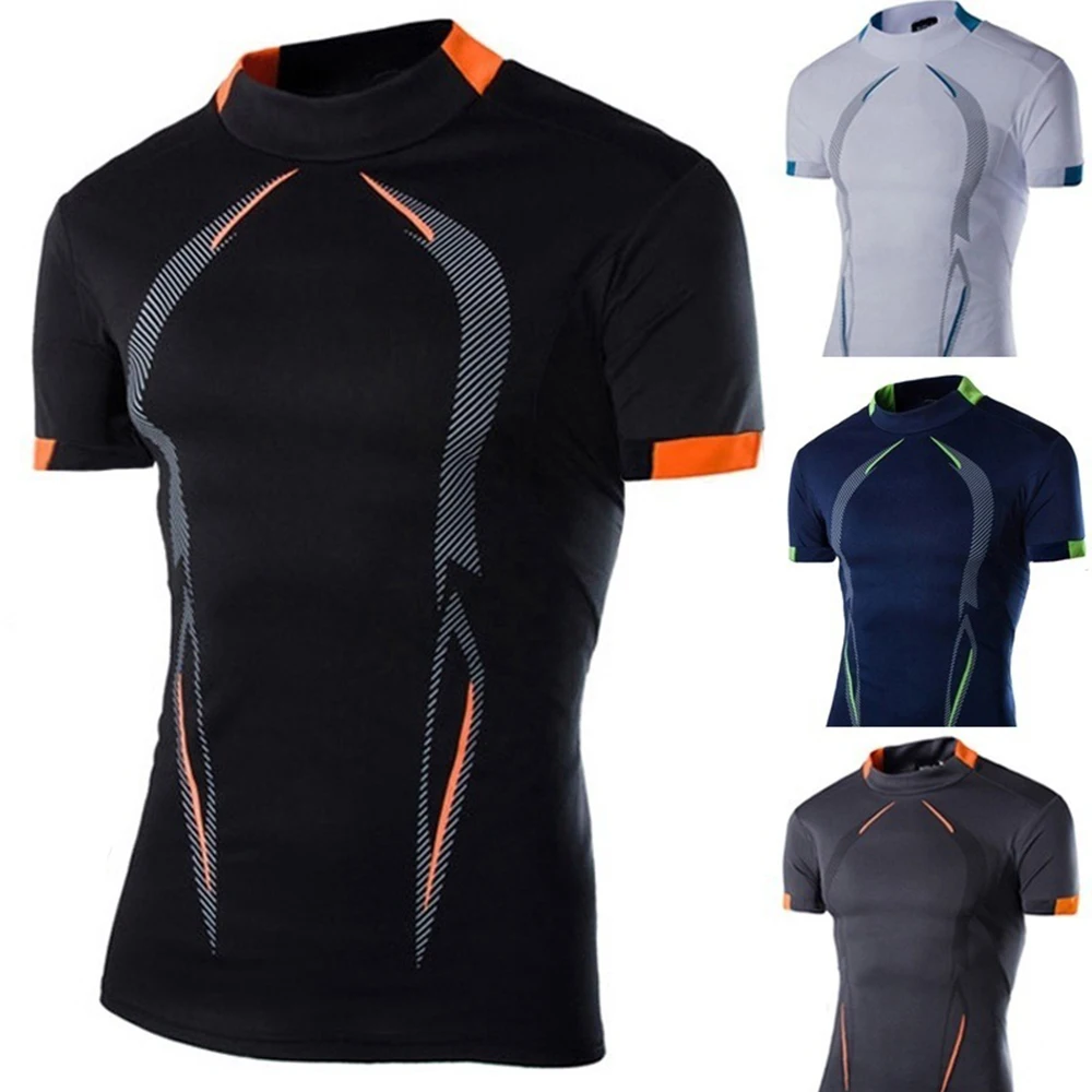 Gym Shirt Sport T Shirt Men Quick Drying Running Shirt Men Workout Training Tees Fitness Tops Rashgard T-shirt
Gym Shirt Sport T Shirt Men Quick Drying Running Shirt Men Workout Training Tees Fitness Tops Rashgard T-shirt
