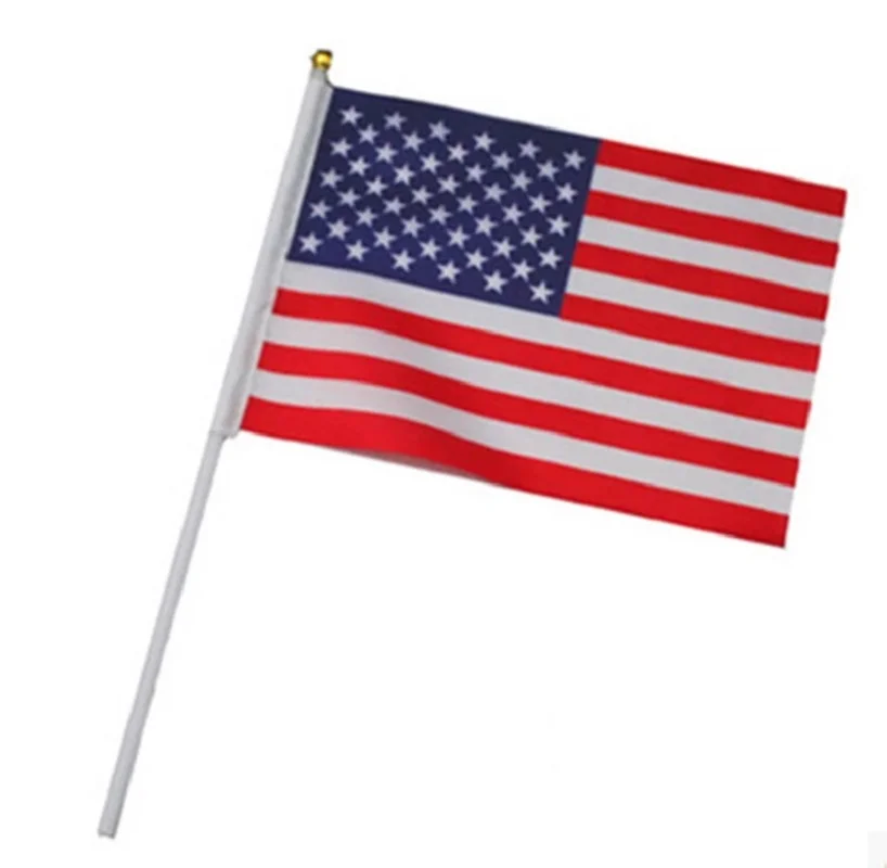 10PCS American Stick Flags Hand Waving Flag USA 5x8 Inch Handheld Mini Flag Flagpole 30cm American Independence Day Home Decor
10PCS American Stick Flags Hand Waving Flag USA 5x8 Inch Handheld Mini Flag Flagpole 30cm American Independence Day Home Decor