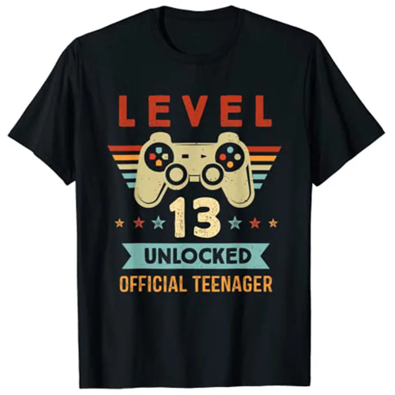 Level 13 Unlocked Official Teenager 13th Birthday Gamer T-Shirt Customized Products
Level 13 Unlocked Official Teenager 13th Birthday Gamer T-Shirt Customized Products
