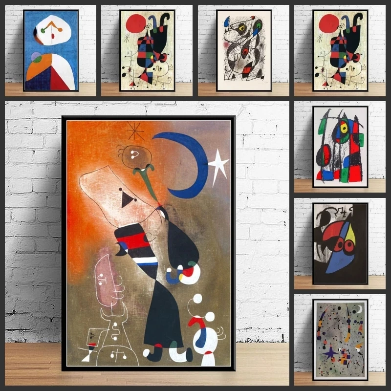 Canvas Prints Painting Wall Art Joan Miro Posters Modular Surrealism Cuadros Home Decoration Retro Pictures Living Room No Frame 
Canvas Prints Painting Wall Art Joan Miro Posters Modular Surrealism Cuadros Home Decoration Retro Pictures Living Room No Frame