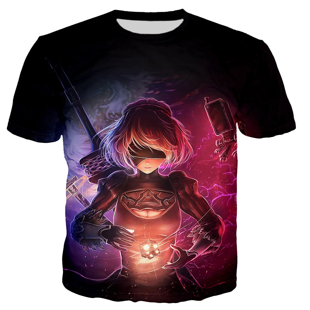 Hot Game NieR Automata 3D Printed T-shirt Unisex Fashion Casual Anime T Shirt Men Summer Streetwear Tops
Hot Game NieR Automata 3D Printed T-shirt Unisex Fashion Casual Anime T Shirt Men Summer Streetwear Tops