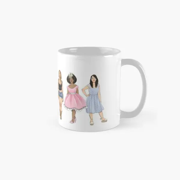 

Just The Ladies Classic Mug Coffee Picture Gifts Cup Image Simple Design Handle Round Photo Printed Tea Drinkware