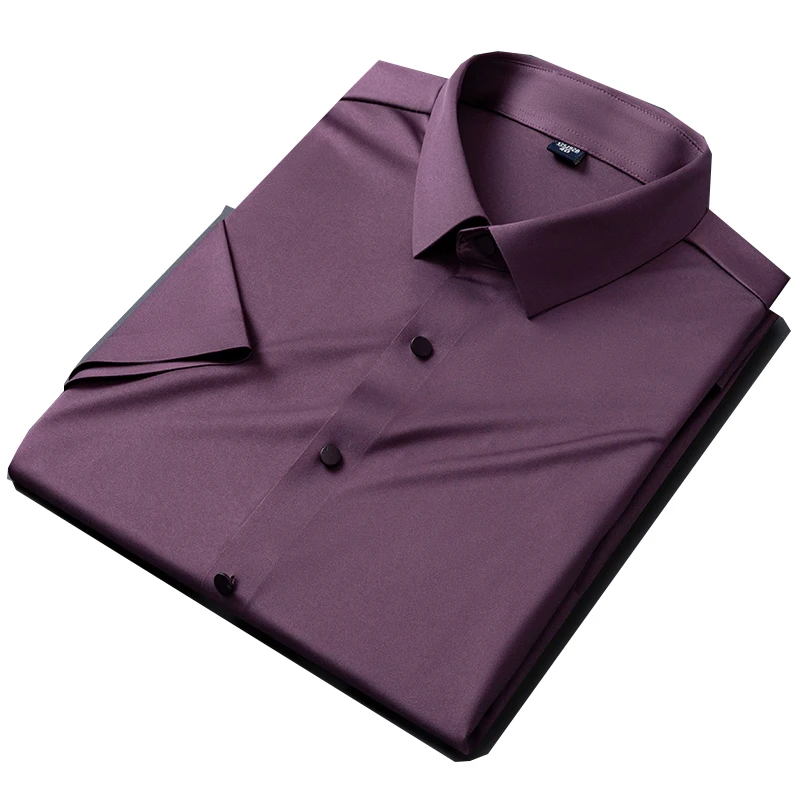 AOLIWEN Formal Wear Solid Color Shirts Short Sleeve Man Casual Versatile Summer Shirts Luxury Comfortable Quality Social Dress
AOLIWEN Formal Wear Solid Color Shirts Short Sleeve Man Casual Versatile Summer Shirts Luxury Comfortable Quality Social Dress