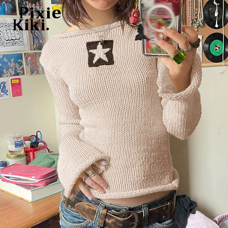 PixieKiki Star Girl Y2k Fashion Tops Flared Long Sleeve Vintage Sweaters for Women 2023 Fall Winter Clothes Knitwears P84-DA29
PixieKiki Star Girl Y2k Fashion Tops Flared Long Sleeve Vintage Sweaters for Women 2023 Fall Winter Clothes Knitwears P84-DA29