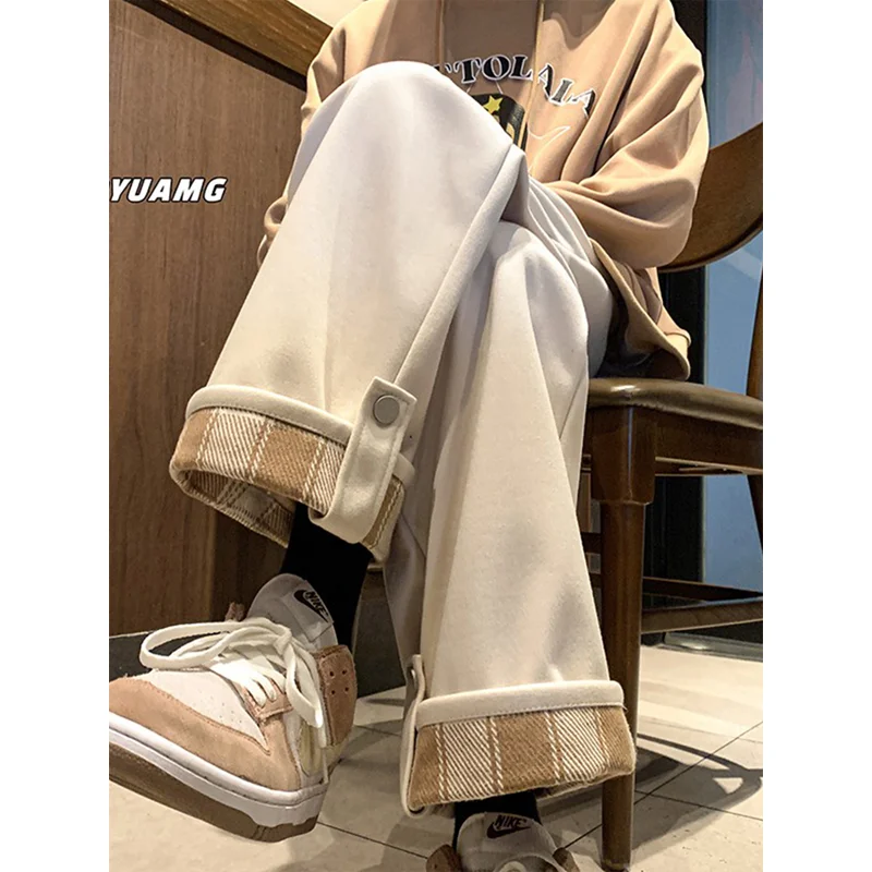 2 Colors Women Winter Pants Apricot Black Vintage Loose Thicken Warm Casual Large Size Trousers Daily Fashion Office Sweatpants
2 Colors Women Winter Pants Apricot Black Vintage Loose Thicken Warm Casual Large Size Trousers Daily Fashion Office Sweatpants