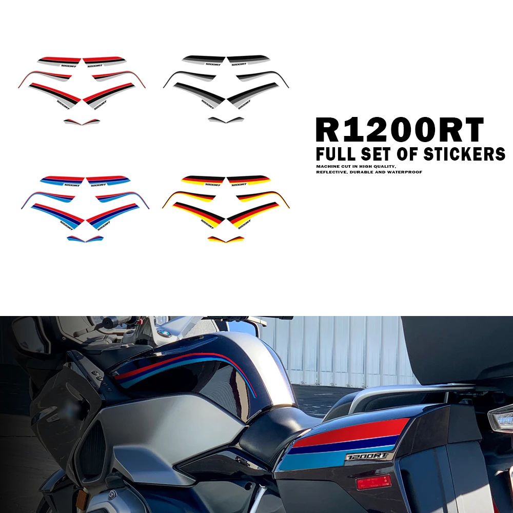 

R1200RT Accessories Motorcycle Stickers for BMW R 1200RT R1200 RT R1250RT 1250RT R1250 Protection Reflective Decal Kit Durable