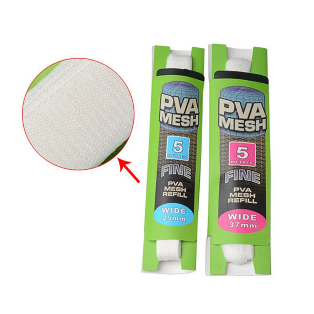 5M Fishing Mesh Soluble Narrow PVA Fishing Network Water Soluble Mesh White Refill Stocking Bait Bag Protect Fish Net Accessory
5M Fishing Mesh Soluble Narrow PVA Fishing Network Water Soluble Mesh White Refill Stocking Bait Bag Protect Fish Net Accessory