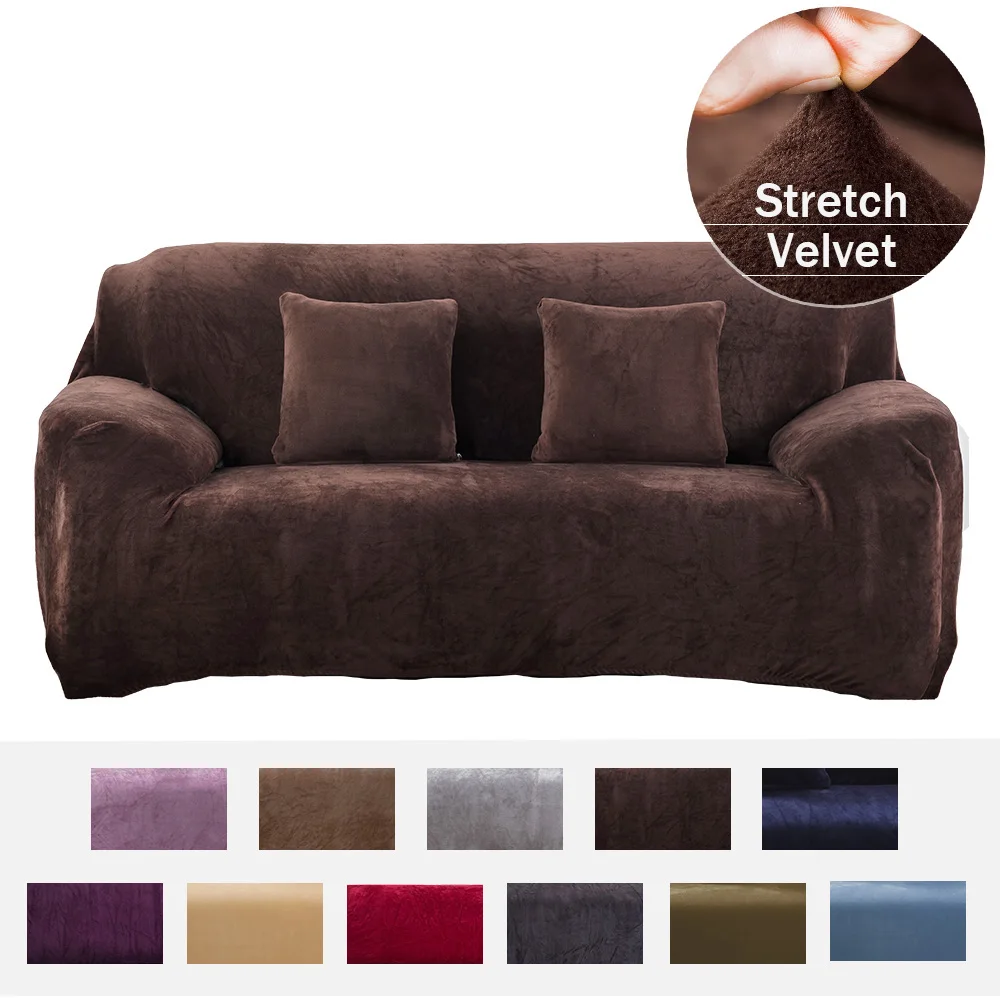 Velvet Sofa Cover for Living Room Elastic Couch Slipcover Plush L Shape Chaise Longue Corner Sofa Cover Stretch Furniture Cover
Velvet Sofa Cover for Living Room Elastic Couch Slipcover Plush L Shape Chaise Longue Corner Sofa Cover Stretch Furniture Cover