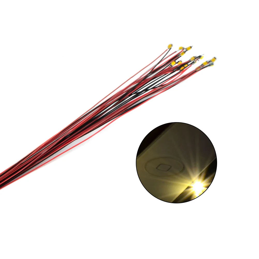 Model Light Pre Wired 15 Pcs Accessories 1.00x0.50mm 15mA/20mA 2.8V~3.4V LEDs Lighting Lamps & Lights Long Life LEDs
Model Light Pre Wired 15 Pcs Accessories 1.00x0.50mm 15mA/20mA 2.8V~3.4V LEDs Lighting Lamps & Lights Long Life LEDs