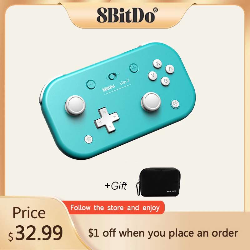 8BitDo Lite 2 Bluetooth Gamepad Wireless Game Controller Handle for Nintendo Switch, Lite, Android and Raspberry Pi
8BitDo Lite 2 Bluetooth Gamepad Wireless Game Controller Handle for Nintendo Switch, Lite, Android and Raspberry Pi