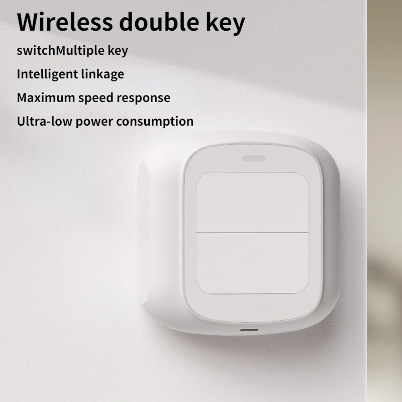 Умный домашний Wi-Fi/zigbeeScene, переключатель для заметок, беспроводной переключатель для умного дома, двойной открытый переключатель для сцены
Умный домашний Wi-Fi/zigbeeScene, переключатель для заметок, беспроводной переключатель для умного дома, двойной открытый переключатель для сцены