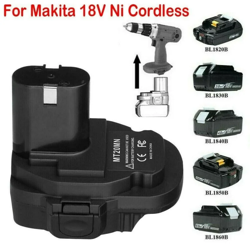 MT20MN Battery Adapter 18V Lithium Battery Converter Power Tool Accessories For Makita Replacement Adapter Converting Battery
MT20MN Battery Adapter 18V Lithium Battery Converter Power Tool Accessories For Makita Replacement Adapter Converting Battery