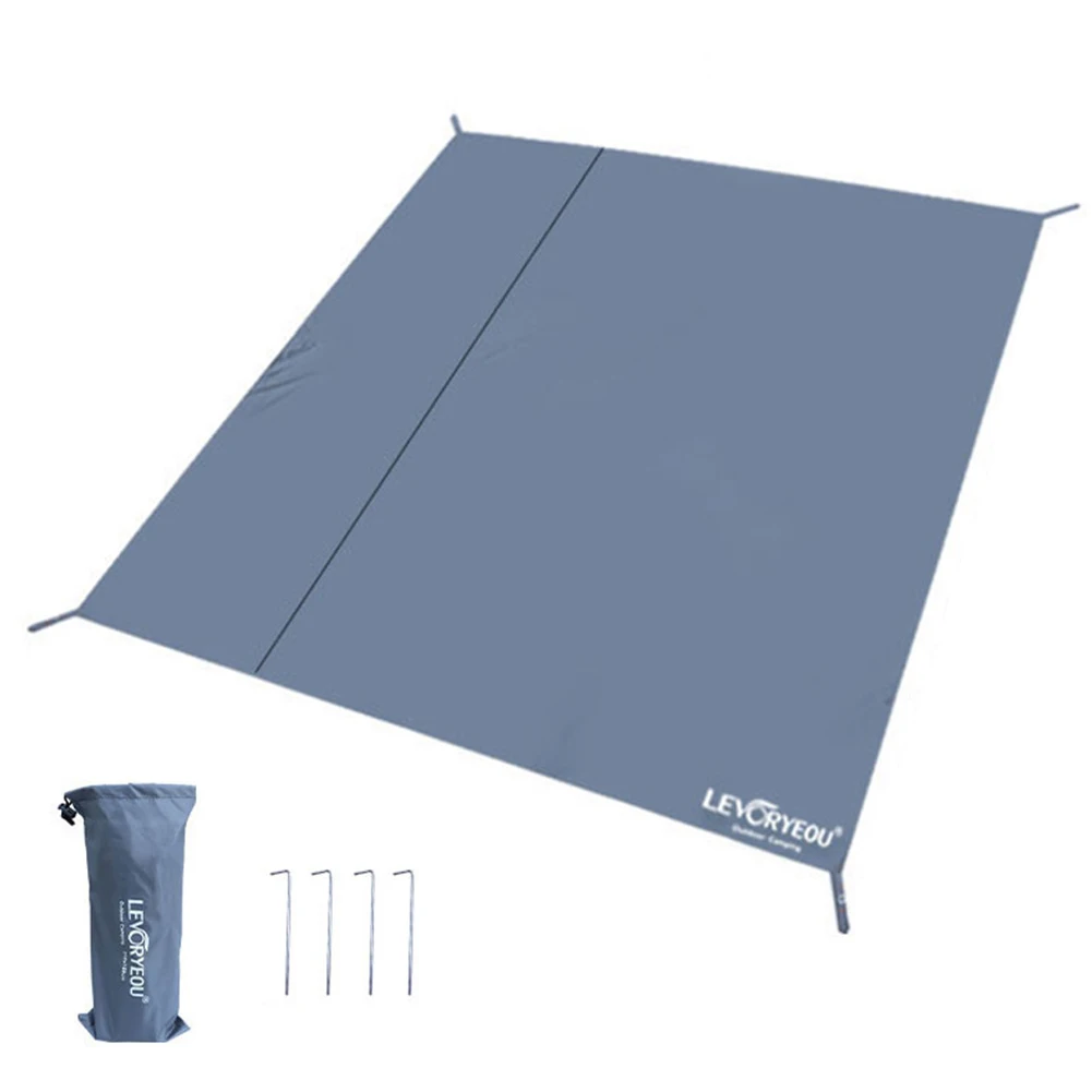Waterproof Camping Tent Tarp With Storage Pouch And Peg 210D Oxford Cloth Camping Tarp Ground Cloth Picnic Mat Beach Pad
Waterproof Camping Tent Tarp With Storage Pouch And Peg 210D Oxford Cloth Camping Tarp Ground Cloth Picnic Mat Beach Pad