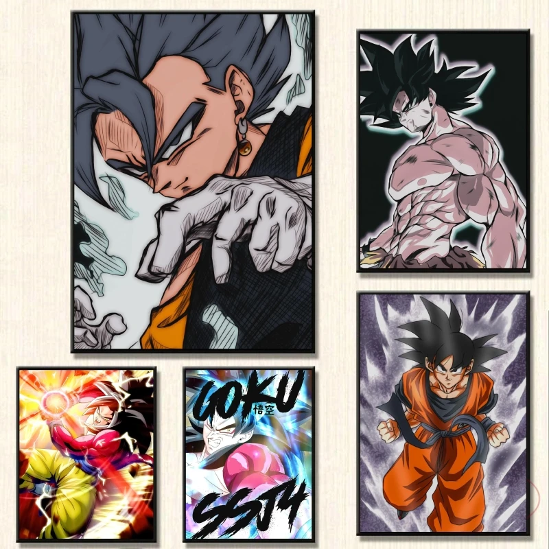 Canvas Posters Dragon Ball Goku Room Home Decoration Paintings Classic Birthday Gifts Decorative Children's Bedroom Decor Retro
Canvas Posters Dragon Ball Goku Room Home Decoration Paintings Classic Birthday Gifts Decorative Children's Bedroom Decor Retro