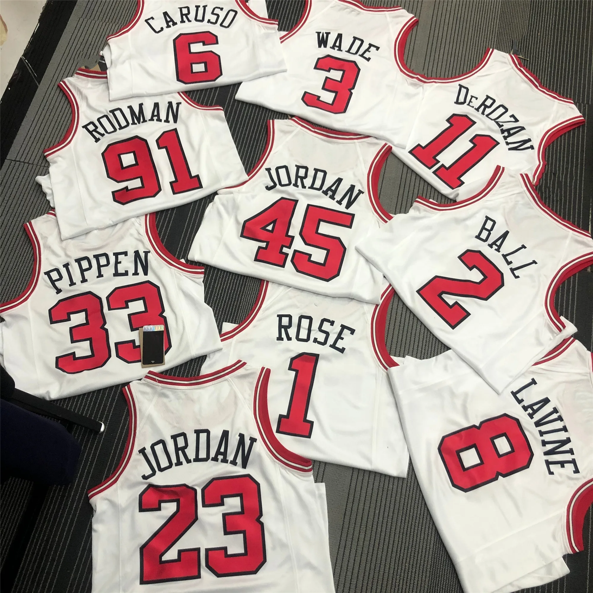 Mens American Basketball Chicago Sports Fans Jersey Sports Basketball Casual T-Shirts White
Mens American Basketball Chicago Sports Fans Jersey Sports Basketball Casual T-Shirts White