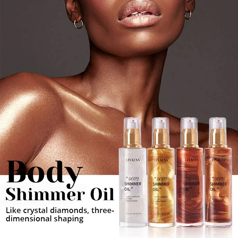 4 Colors Body Shimmer Oil Face Metallic Highlighter Body Bronzer Shine Glitter Face Contour Brighten Liquid Highlight Makeup
4 Colors Body Shimmer Oil Face Metallic Highlighter Body Bronzer Shine Glitter Face Contour Brighten Liquid Highlight Makeup