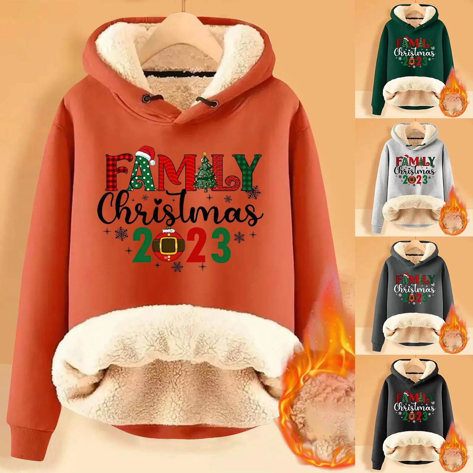 Толстовка женская с капюшоном, мягкий Рождественский свитшот с утепленным бархатным утеплителем, Свободный пуловер с капюшоном, свитшот, 9 10
Толстовка женская с капюшоном, мягкий Рождественский свитшот с утепленным бархатным утеплителем, Свободный пуловер с капюшоном, свитшот, 9 10