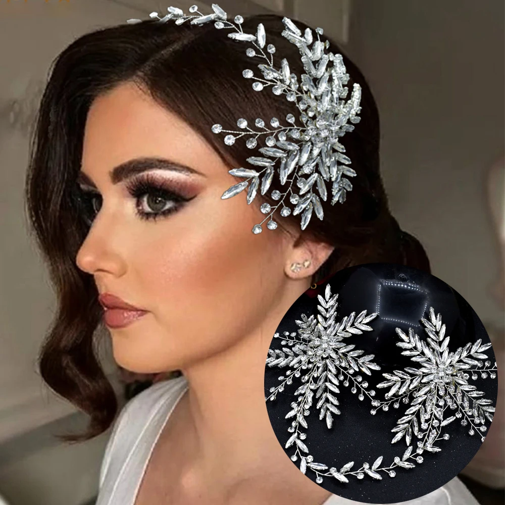 A458 Crystal Bridal Hair Band Wedding Hair Accessories for Women Headdress Rhinestone Women Jewelry Handmade Prom Hair Piece
A458 Crystal Bridal Hair Band Wedding Hair Accessories for Women Headdress Rhinestone Women Jewelry Handmade Prom Hair Piece