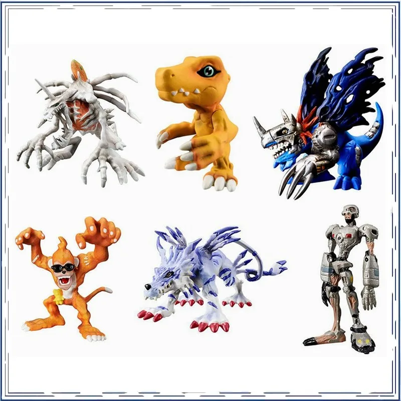 BANDAI Аниме Digimon Приключения пунимон габумон капсульные игрушки рождественские