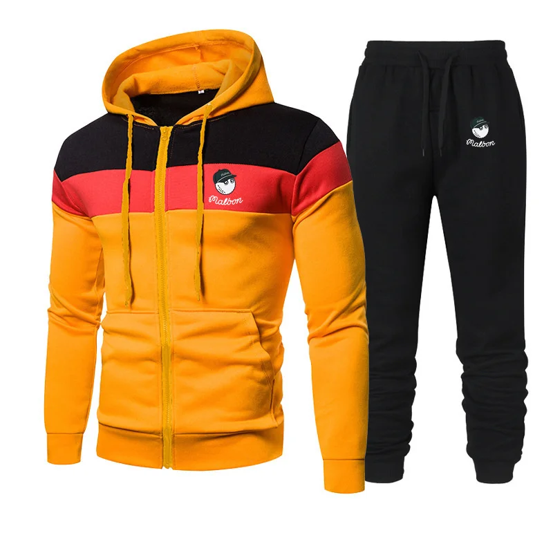 2022 New Men's brand Malbon Golf suit autumn and winter new fashion zipper hooded sweater + pants two-piece casual sports suit
2022 New Men's brand Malbon Golf suit autumn and winter new fashion zipper hooded sweater + pants two-piece casual sports suit