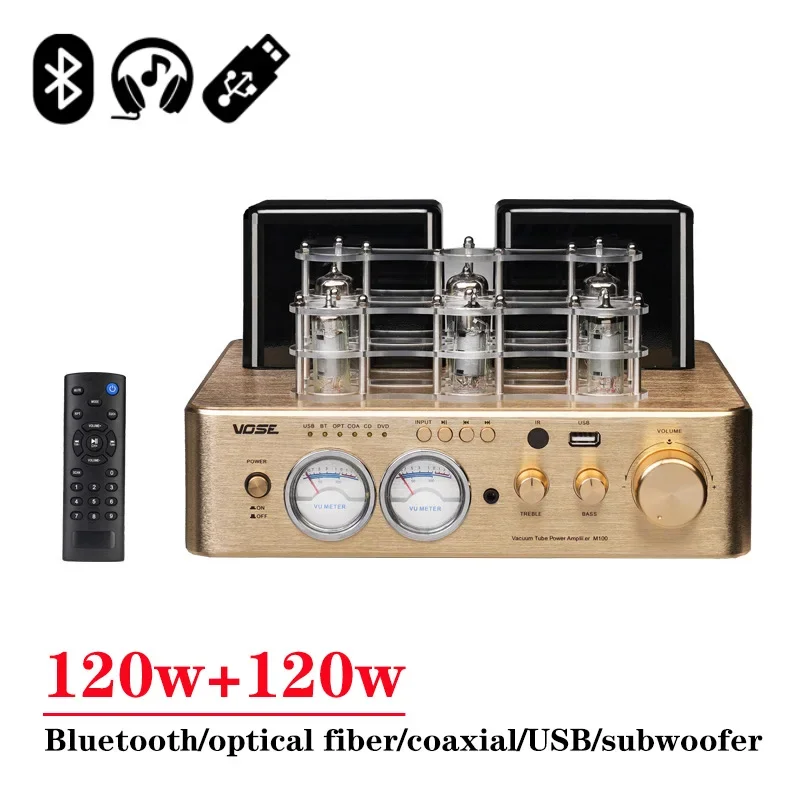 120 Вт * 2 6U1/6K4 вакуумный трубчатый усилитель для наушников Vu Meter Bluetooth 5,0 Usb цифровой оптоволоконный коаксиальный усилитель сабвуфера
120 Вт * 2 6U1/6K4 вакуумный трубчатый усилитель для наушников Vu Meter Bluetooth 5,0 Usb цифровой оптоволоконный коаксиальный усилитель сабвуфера