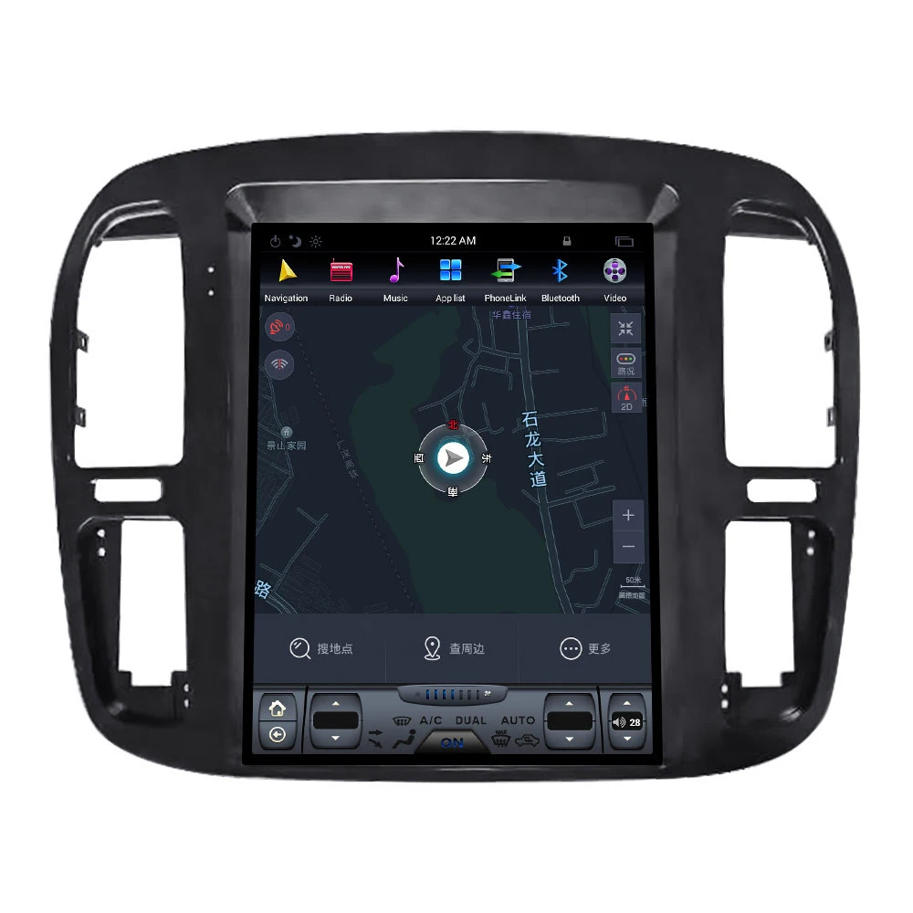 12.1" tesla vertical screen six core android 9.0 Car video Navigation for Toyota Land cruiser 100 LC100 1998-2002
12.1" tesla vertical screen six core android 9.0 Car video Navigation for Toyota Land cruiser 100 LC100 1998-2002