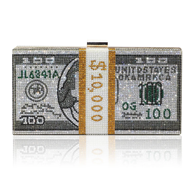 DGPEAFOWL Women Pattern US DollarMoney Clutches Stack of Cash Designer Box Evening Bags Diamond Party Cocktail Purse Handbag1314
DGPEAFOWL Women Pattern US DollarMoney Clutches Stack of Cash Designer Box Evening Bags Diamond Party Cocktail Purse Handbag1314