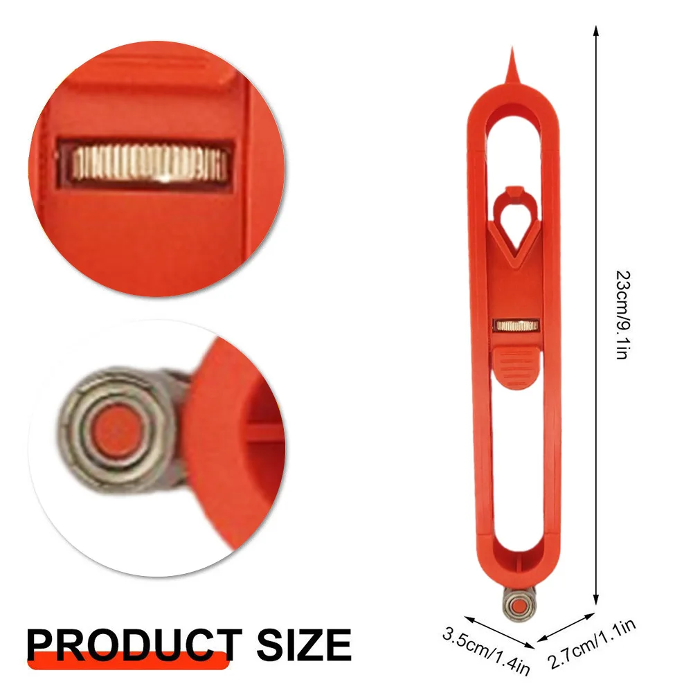 Multifunctional Contour Fetcher 1.4 * 1.1 * 9.2 Inch Profile Scribing Ruler Contour Gauge With Lock Skirting Scribe Measuring
Multifunctional Contour Fetcher 1.4 * 1.1 * 9.2 Inch Profile Scribing Ruler Contour Gauge With Lock Skirting Scribe Measuring