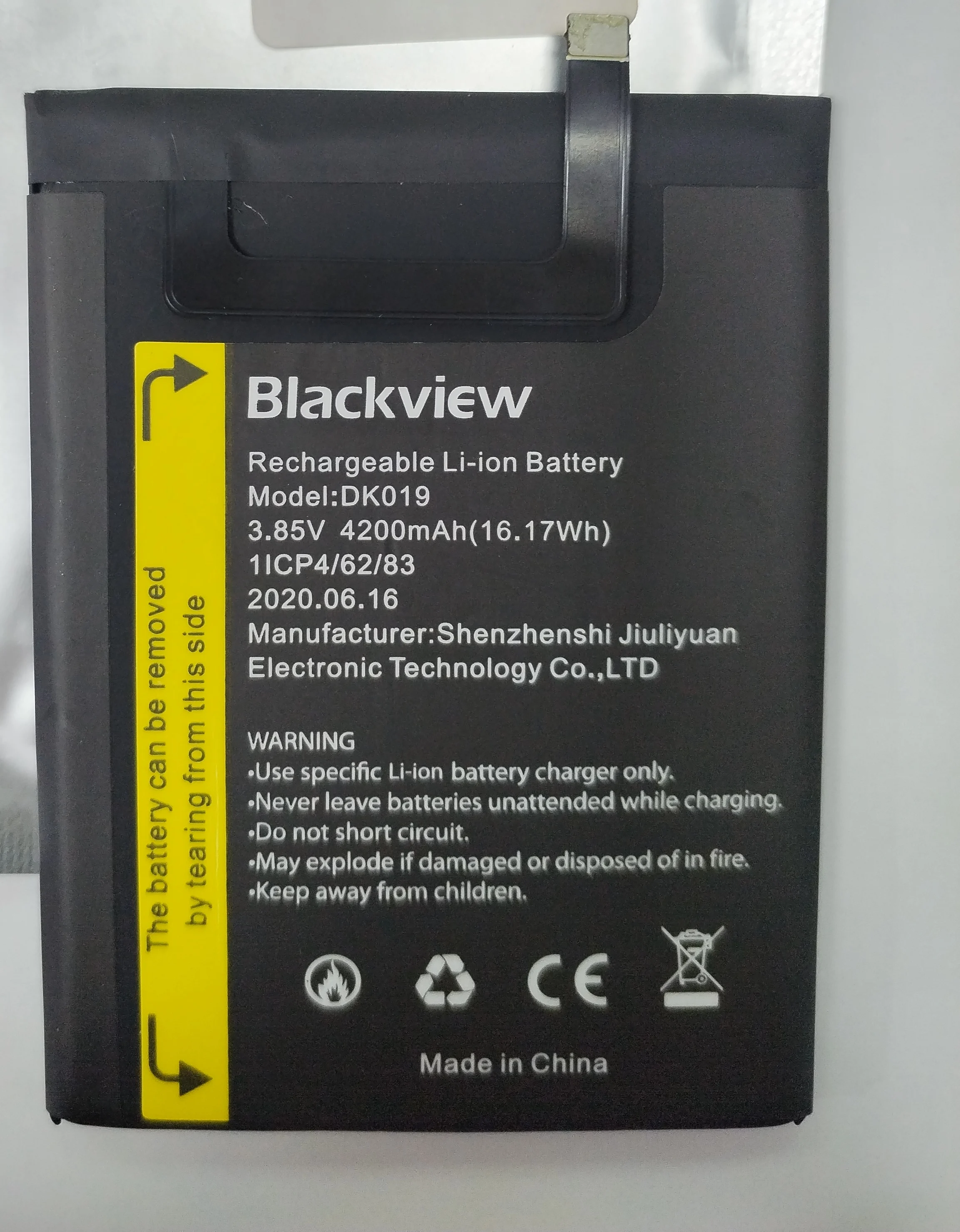 Original Battery for Blackview A80 A80s 4200mAh Rechargeable DK019 Li-ion Batteries for Quad Rear Cameras 6.21'' Mobile Phone
Original Battery for Blackview A80 A80s 4200mAh Rechargeable DK019 Li-ion Batteries for Quad Rear Cameras 6.21'' Mobile Phone