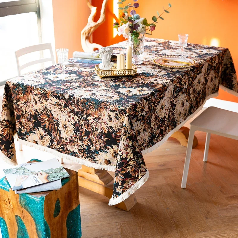 Бохо скатерть из полиэстера/хлопка
Бохо скатерть из полиэстера/хлопка