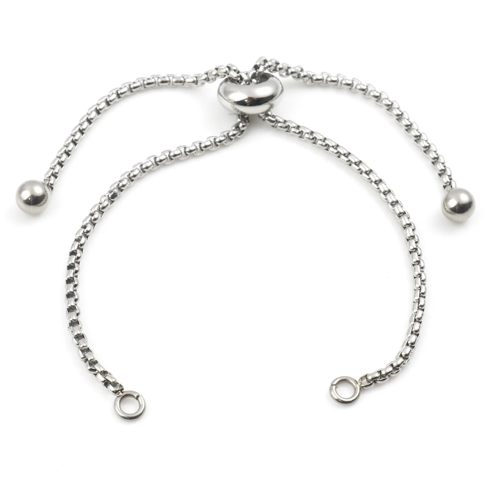 Регулируемая металлическая цепочка-слайдер из нержавеющей стали, длина 12 см
Регулируемая металлическая цепочка-слайдер из нержавеющей стали, длина 12 см