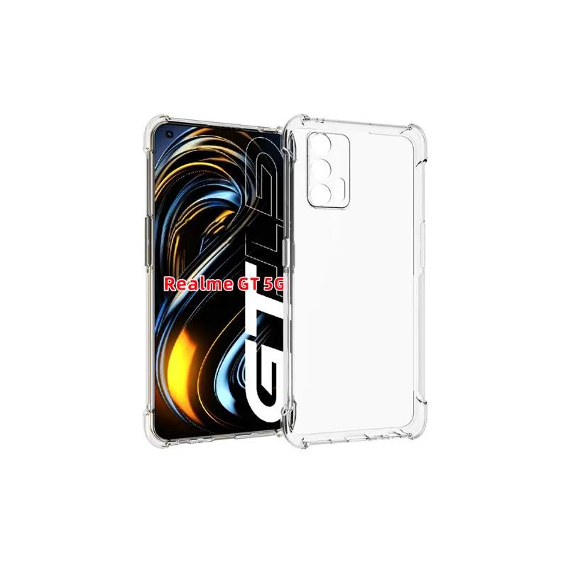 For Realme GT 5G mobile phone case transparent all-inclusive TPU four-corner anti-fall silicone protective cover soft
For Realme GT 5G mobile phone case transparent all-inclusive TPU four-corner anti-fall silicone protective cover soft