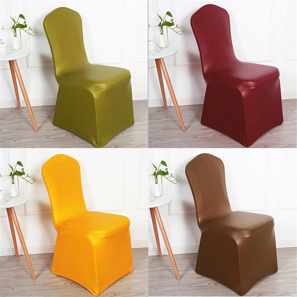 Свадебные чехлы на стулья, эластичный чехол из спандекса для ресторана, банкета, отеля, столовой, вечеринки, универсальный чехол на стул
Свадебные чехлы на стулья, эластичный чехол из спандекса для ресторана, банкета, отеля, столовой, вечеринки, универсальный чехол на стул