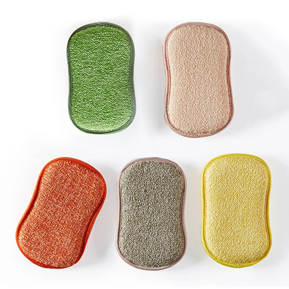 5pcs Household Magic Sponge Double Sided Kitchen Cleaning Sponge Microfiber Scrub Sponges for Dishwashing Bathroom Accessories
5pcs Household Magic Sponge Double Sided Kitchen Cleaning Sponge Microfiber Scrub Sponges for Dishwashing Bathroom Accessories