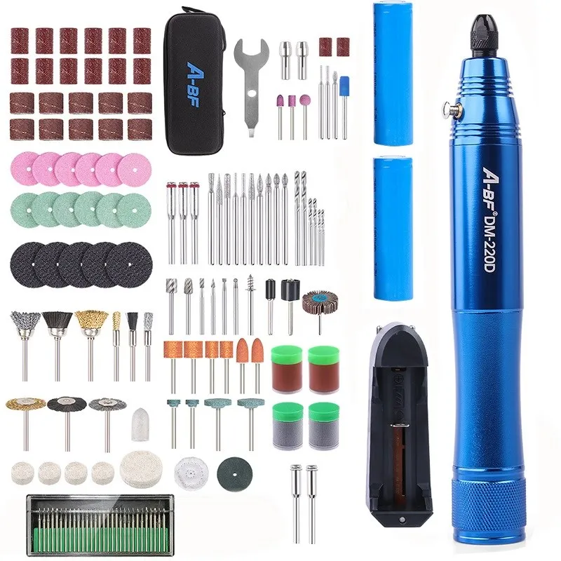 A-BF Mini Cordless electric Drill DM-220D Removable Battery Variable Speed Dremel Rotary Tools Kit Engraving Pen Home DIY 
A-BF Mini Cordless electric Drill DM-220D Removable Battery Variable Speed Dremel Rotary Tools Kit Engraving Pen Home DIY